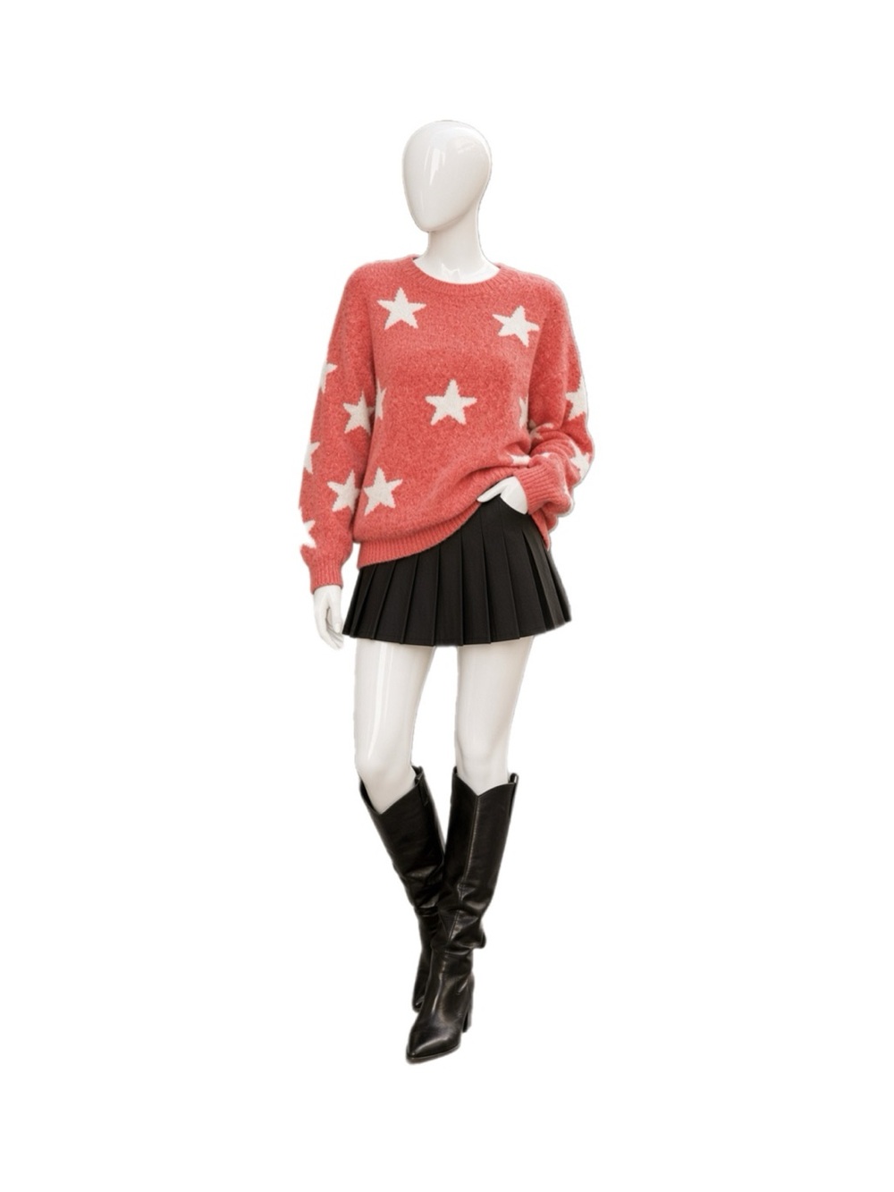 BIBI sift and fuzzy loose fit sweater S M L